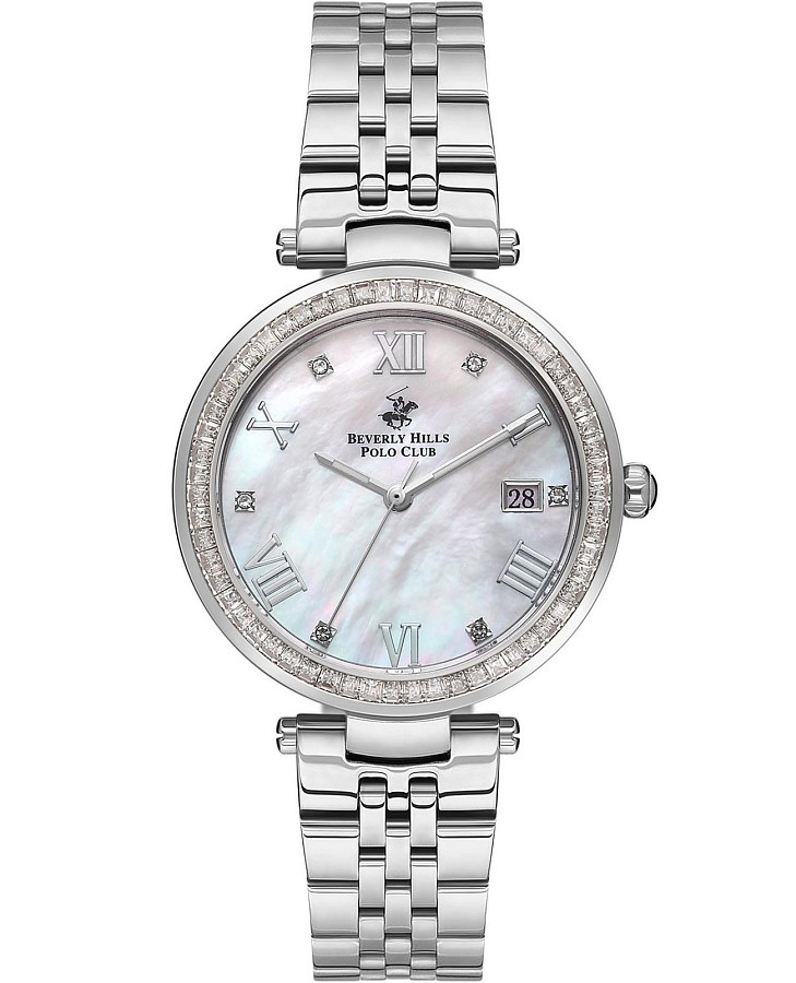 Часы Beverly Hills Polo Club BP3583X.320 — женские, перламутровый