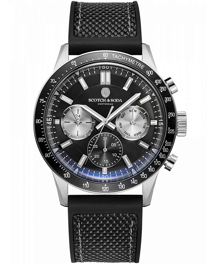 Часы Scotch&Soda SSM.105A — мужские, черный
