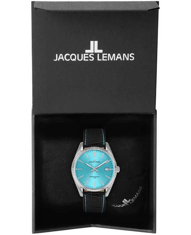 Часы Jacques Lemans Derby 50-3S — кварцевые, сталь