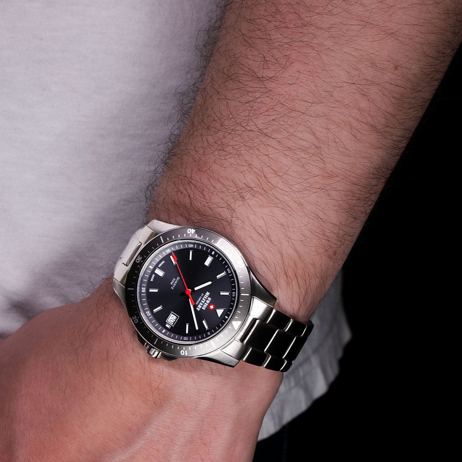 Часы Swiss Military by Chrono SM34082.03 — кварцевые, Швейцария, мужские