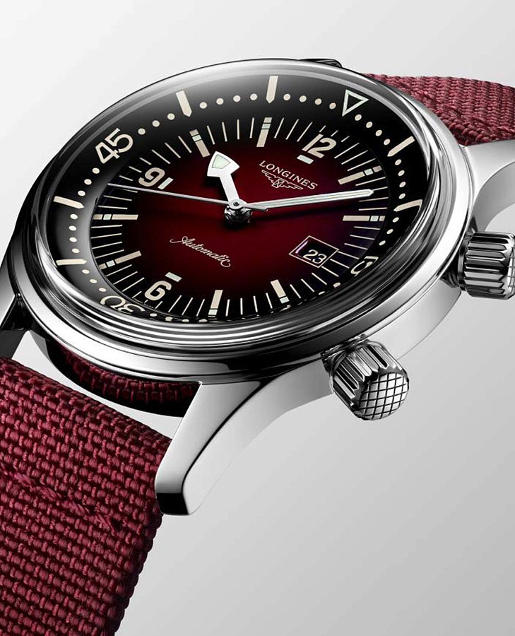 Часы Longines Legend Diver L3.374.4.40.2 — тканевый, женские