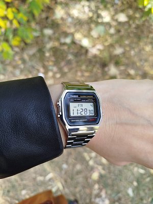 Фото покупателя: Японские наручные часы Casio Vintage A158WA-1DF (A158WA-1)