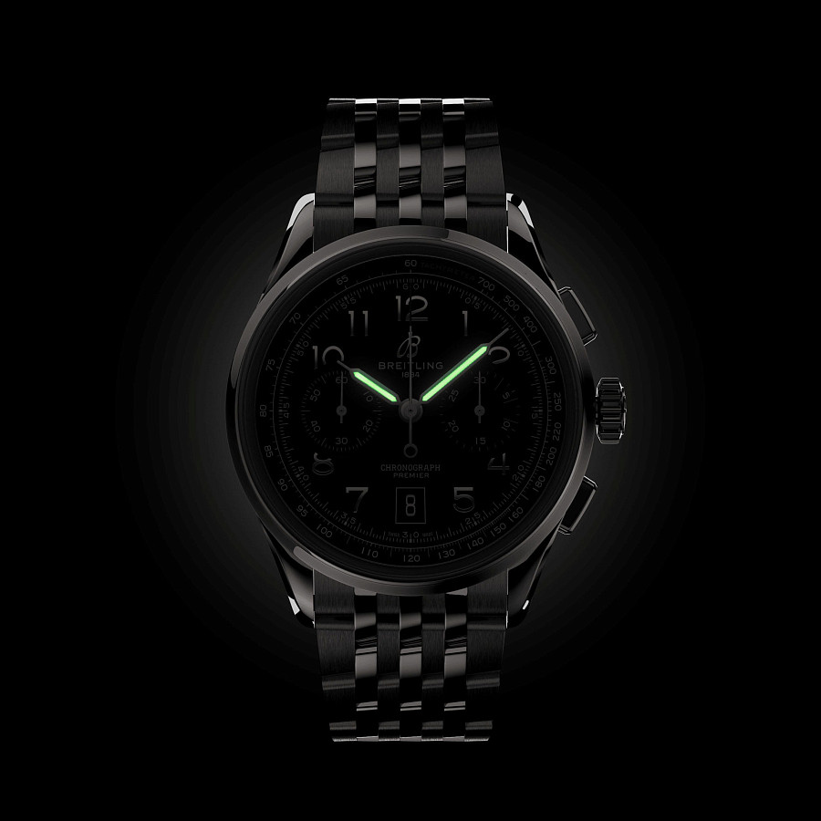 Часы Breitling Premier B01 Chronograph 42 AB0145371L1A1 — механические, металл сталь