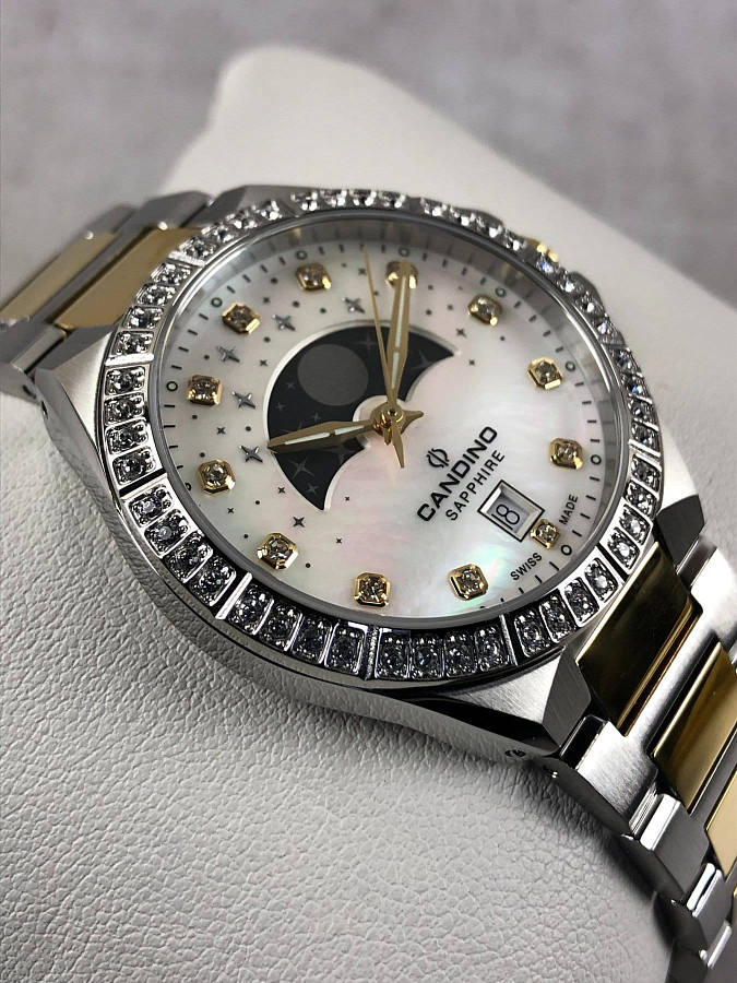 Часы Candino Lady Elegance Moonphase C4761/1 — сталь, Швейцария