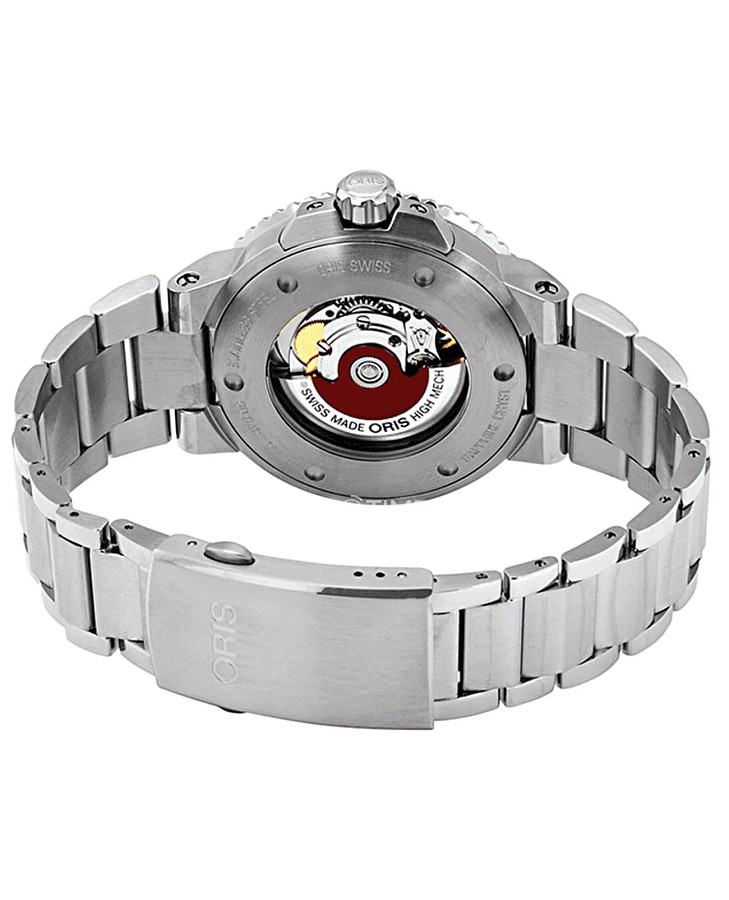 Часы Oris Aquis 01 733 7730 4152-07 8 24 05PEB — механические, сталь металл