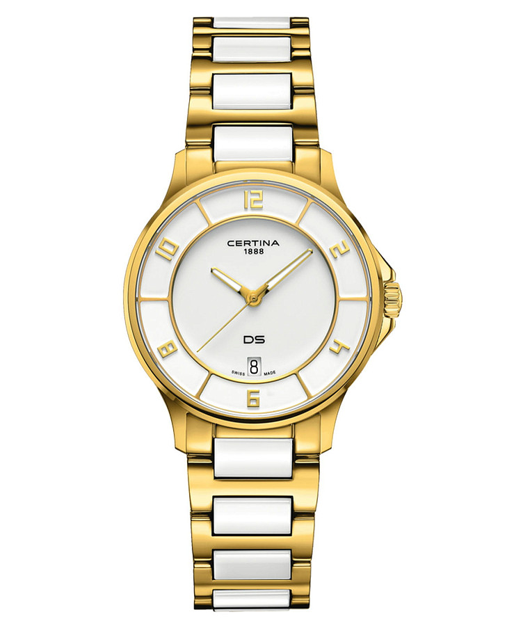 Часы Certina DS-6 Lady C039.251.33.017.00 — женские, белый