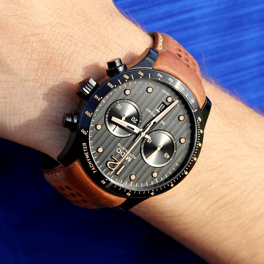 Часы Mido Multifort Chronograph Adventure M025.627.36.061.10 — Швейцария, механические