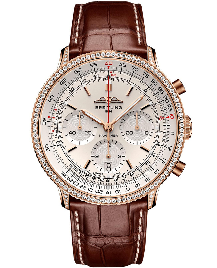 Часы Breitling Navitimer B01 Chronograph 41 RB0139631G1P1 — мужские, синий