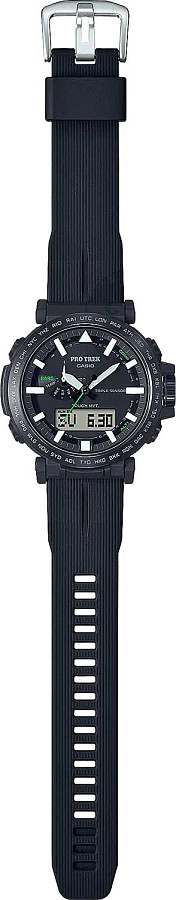 Часы Casio Pro Trek PRW-6621Y-1ER — черный, металл сталь