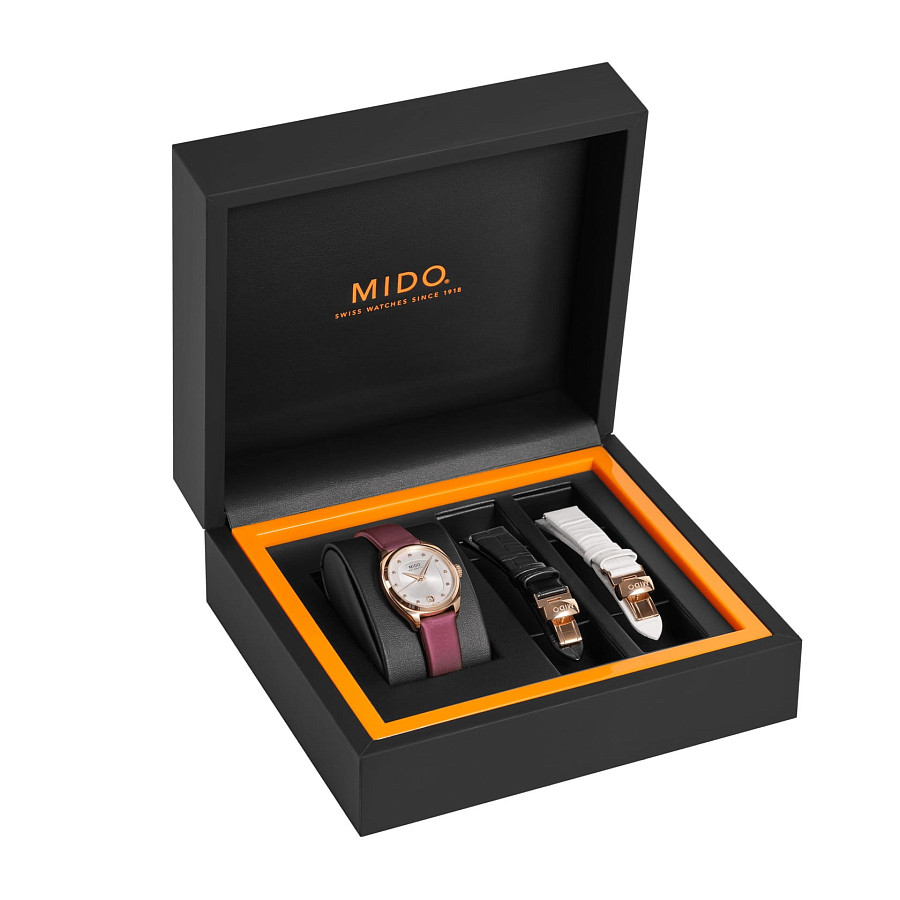 Часы Mido Belluna Royal Lady M024.307.37.116.00 — женские, красный