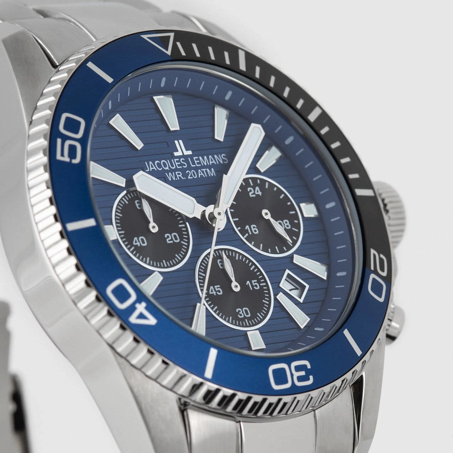 Часы Jacques Lemans Liverpool Diver 1-2206H — артикул 1-2206H