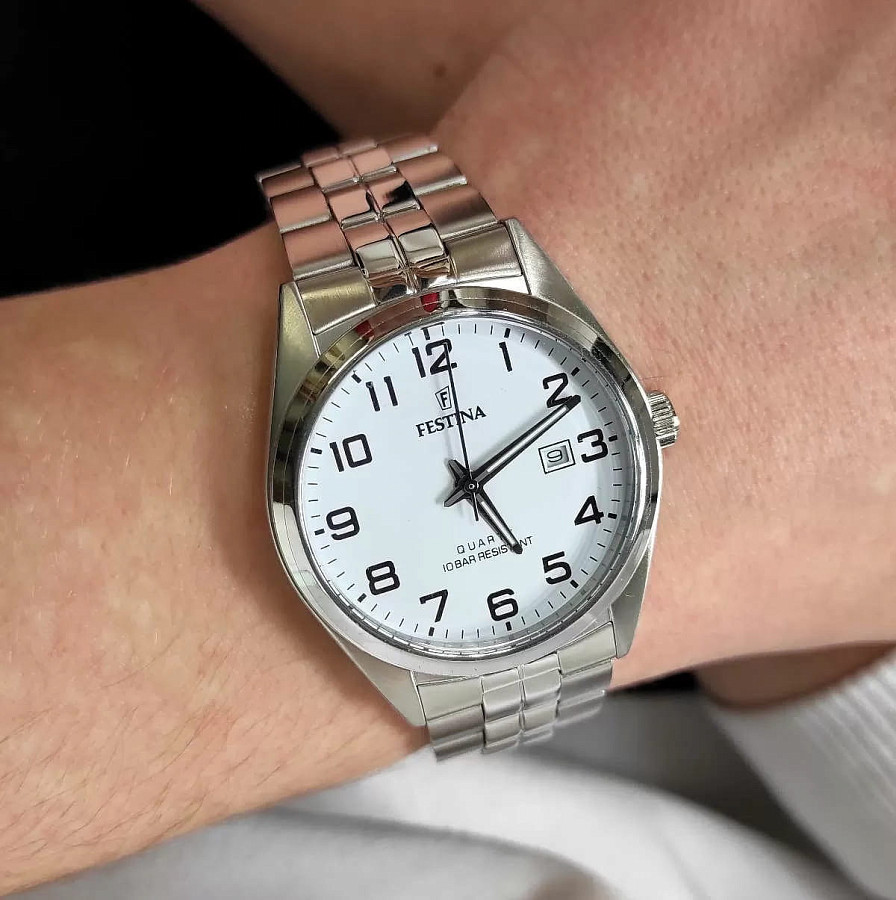 Часы Festina Classics F20437/1 — нержавеющая сталь, мужские