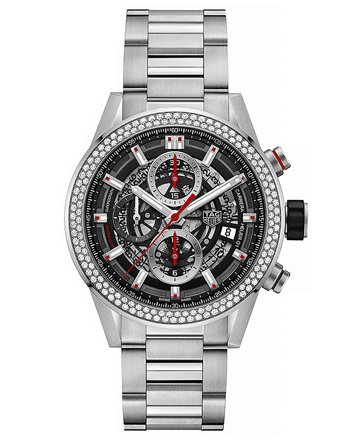 Часы TAG Heuer Carrera CAR201P.BA0766 — мужские, серый