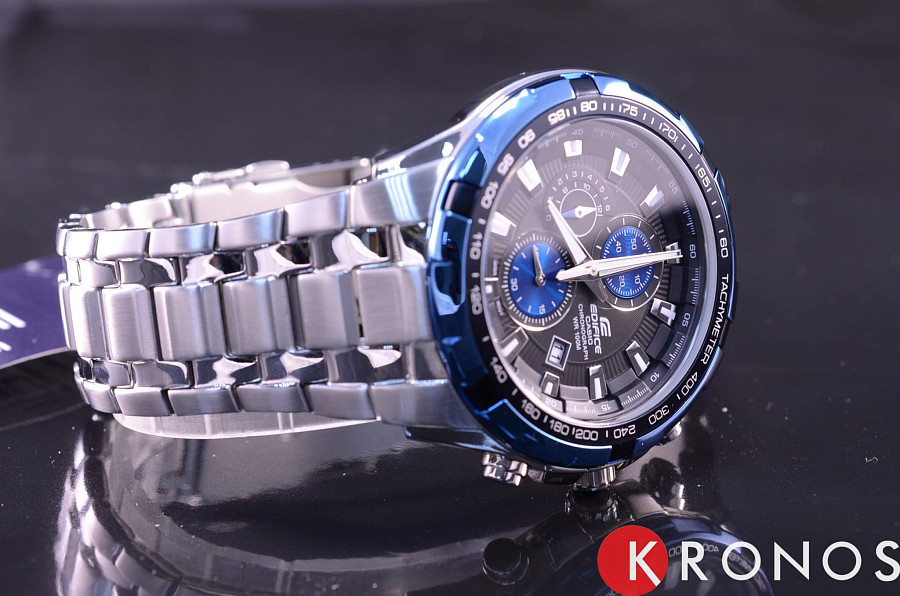 Часы Casio Edifice EF-539D-1A2VUDF (EF-539D-1A2) — мужские, нержавеющая сталь