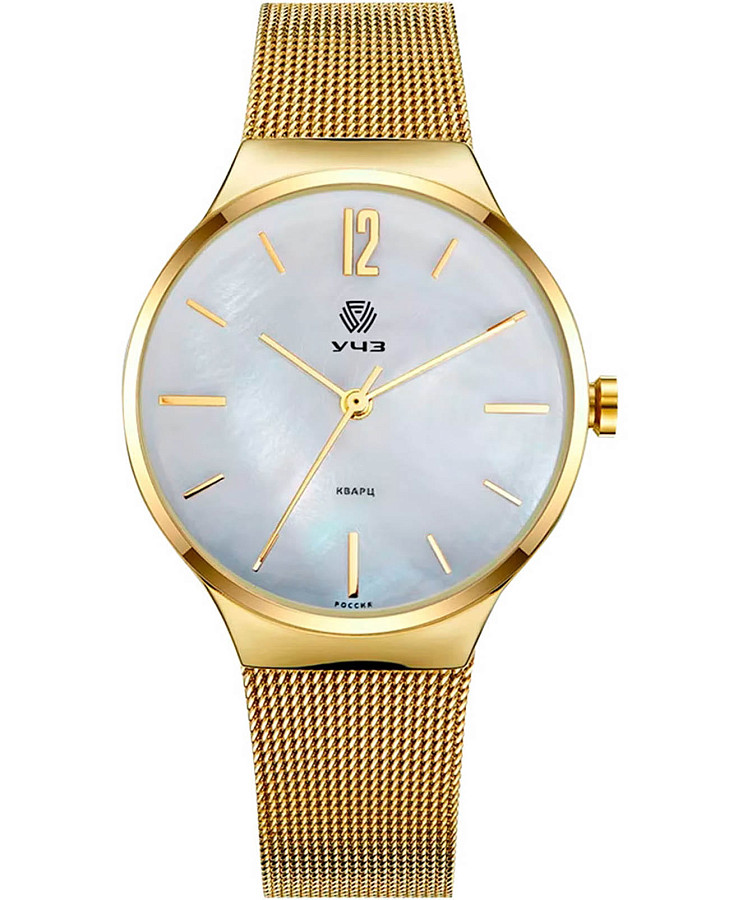 Часы УЧЗ Spectr 1329A2B2 — женские, перламутровый