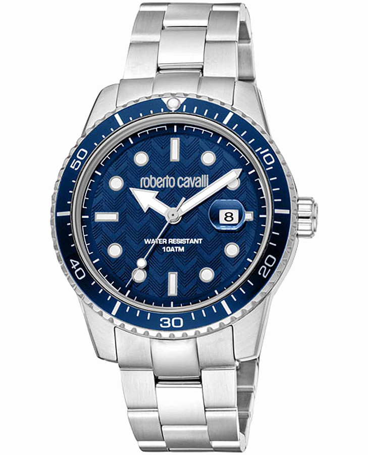 Часы Roberto Cavalli Acquatico RC5G084M0025 — мужские, синий