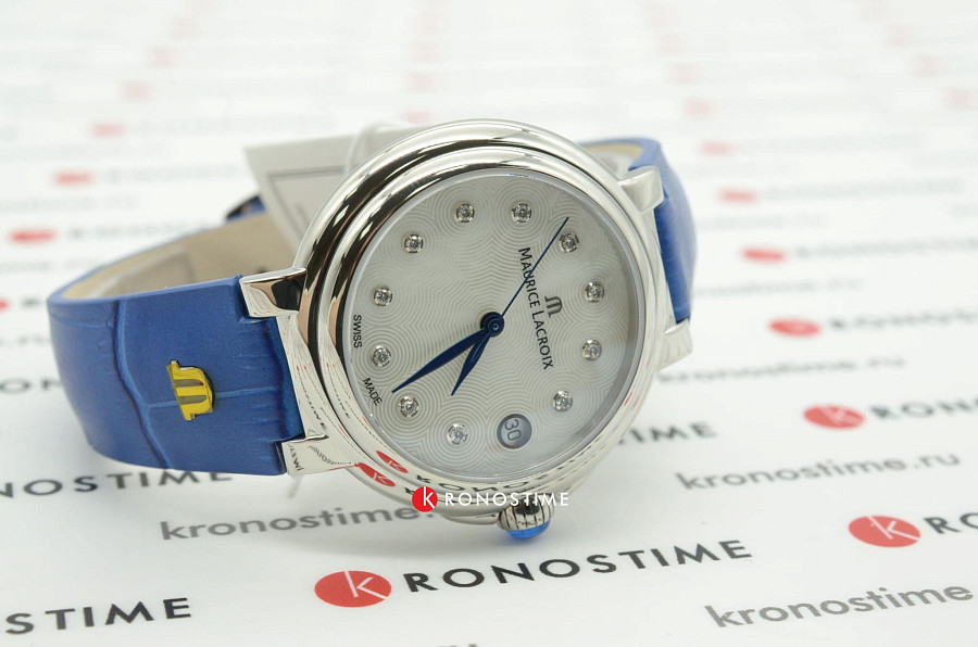 Часы Maurice Lacroix FIABA Date FA1007-SS001-170-1 — кварцевые, сталь металл