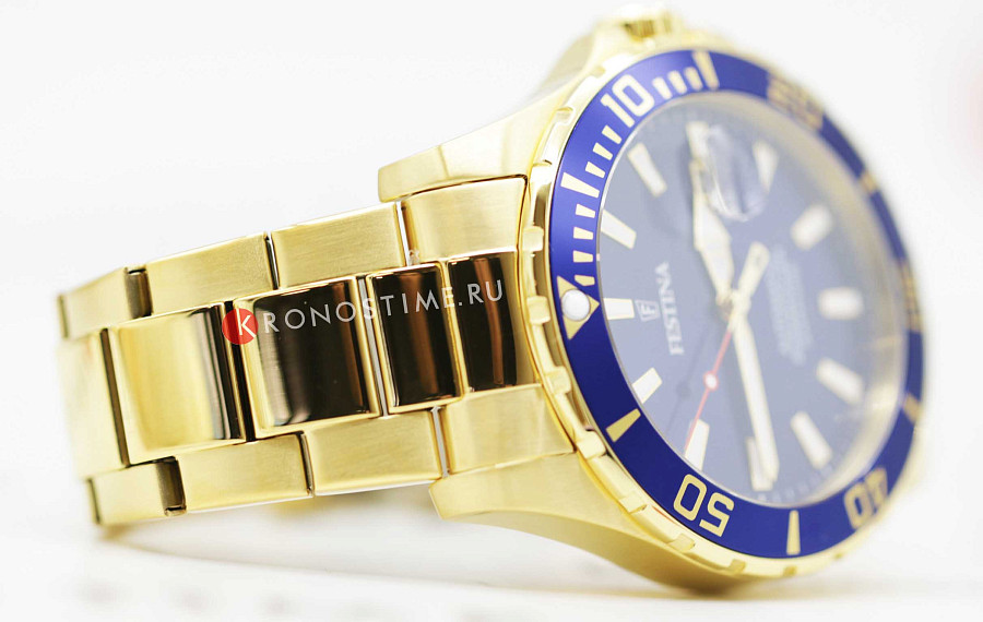 Часы Festina Automatic F20533/1 — синий, сталь металл