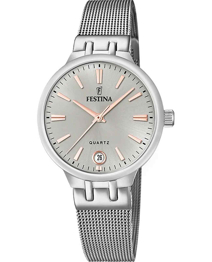 Часы Festina Mademoiselle F20712/1 — женские, серебристый