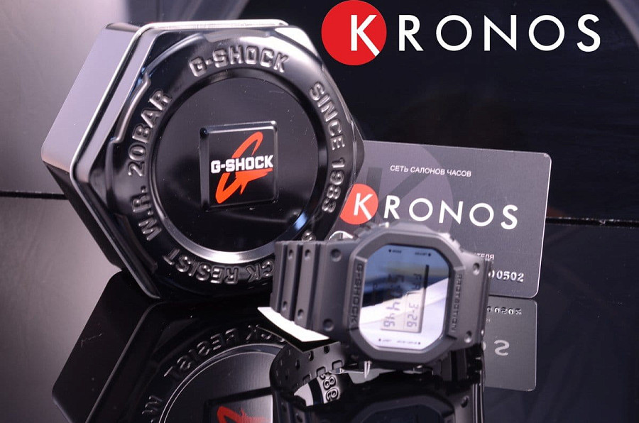 Часы Casio G-Shock DW-5600BBMA-1 — Япония, электронные