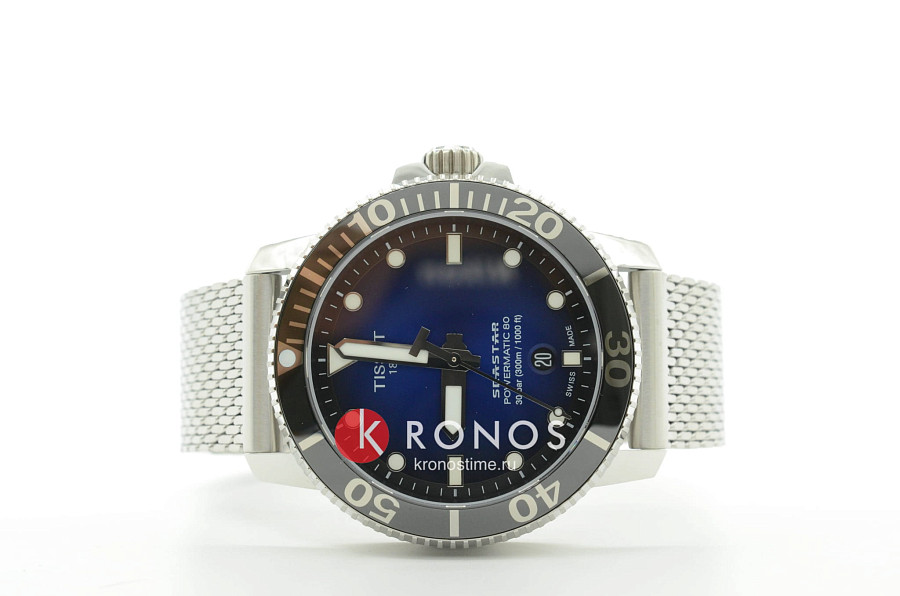 Часы Tissot Seastar 1000 Powermatic 80 T120.407.11.041.02 — Швейцария, механические