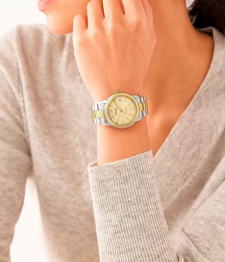Часы Fossil Heritage ME3228 — металл сталь, США