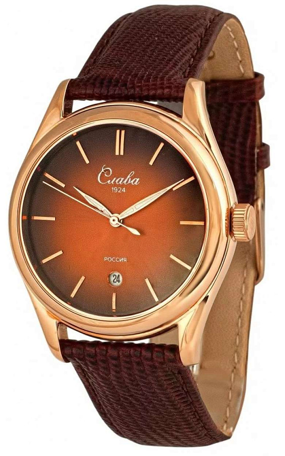 Часы Слава Сенат 2493525/300-2115 — кварцевые, металл сталь