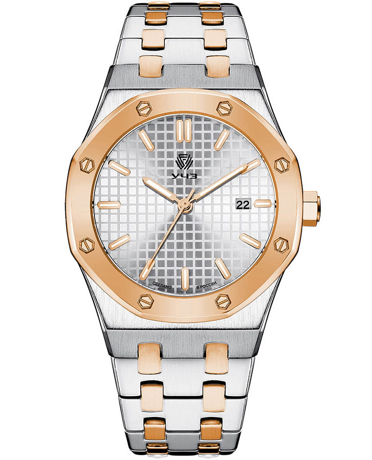 Часы УЧЗ Spectr 1514A5B3 — мужские, серебристый