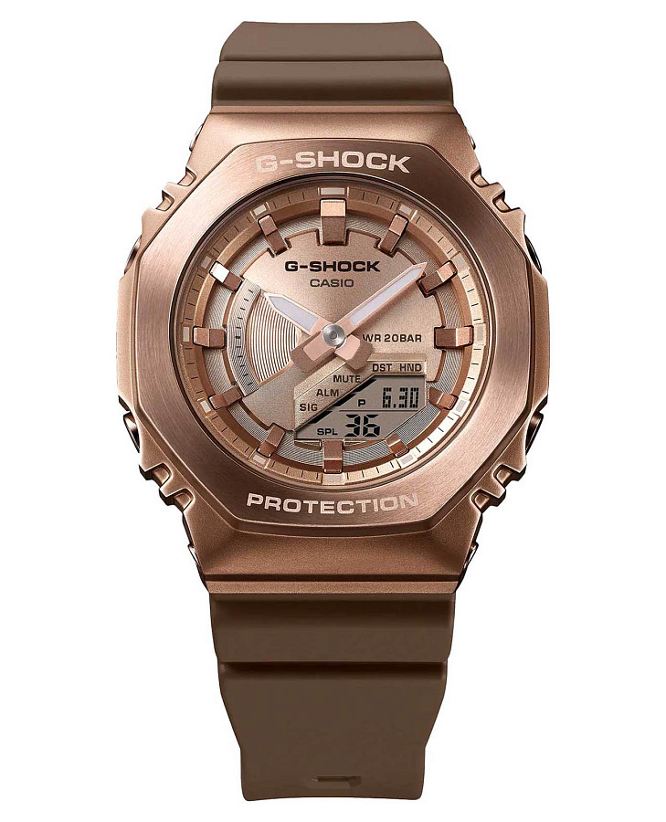 Часы Casio G-Shock GM-S2100BR-5A — Япония, электронные