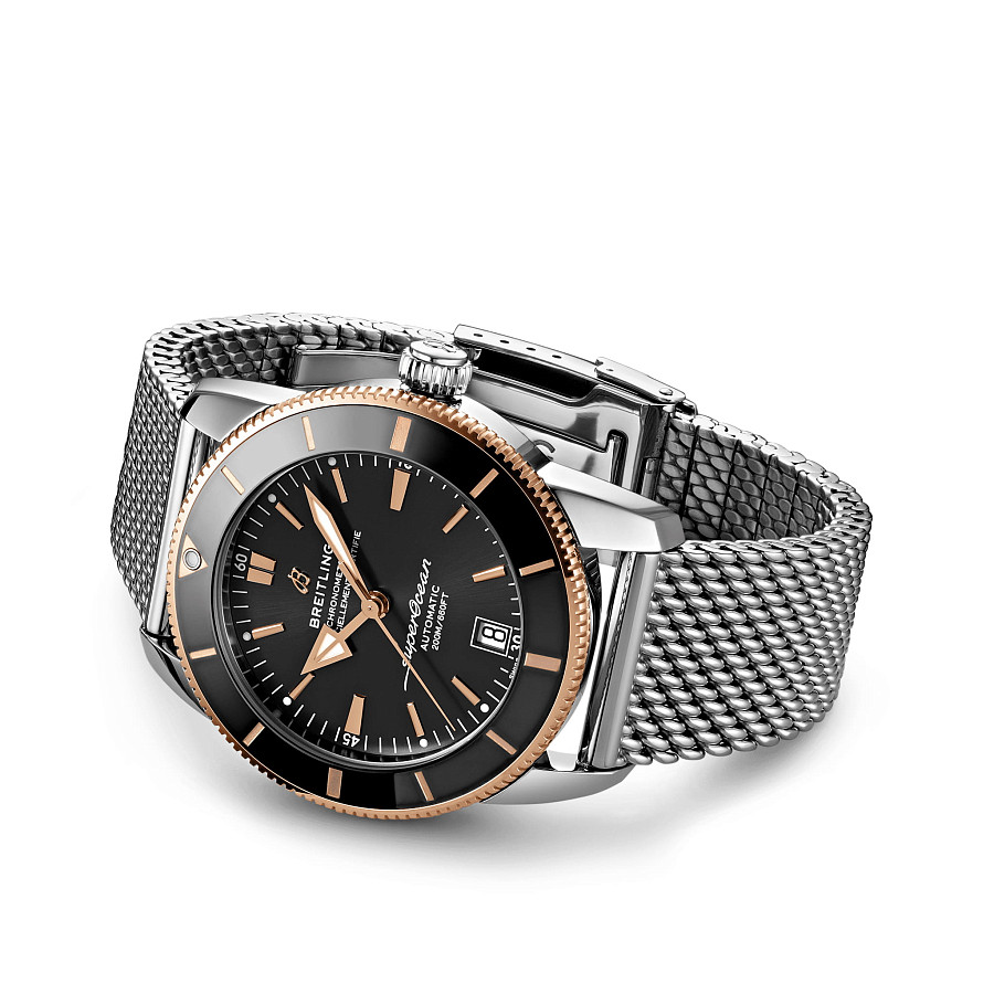Часы Breitling Superocean Heritage B20 Automatic 42 UB2010121B1A1 — сталь металл золото, Швейцария