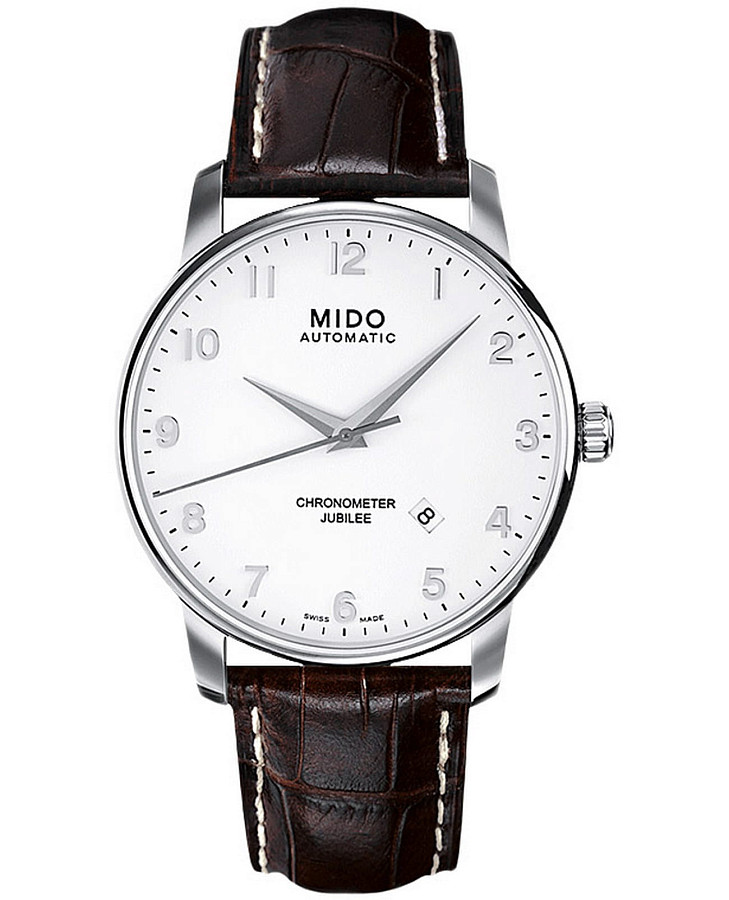 Часы Mido Baroncelli M8690.4.11.8 — мужские, белый