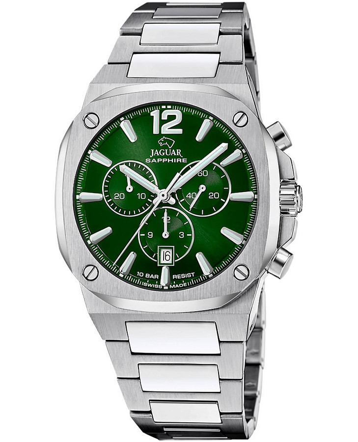 Часы Jaguar Rond Carre J1025/2 — мужские, зеленый