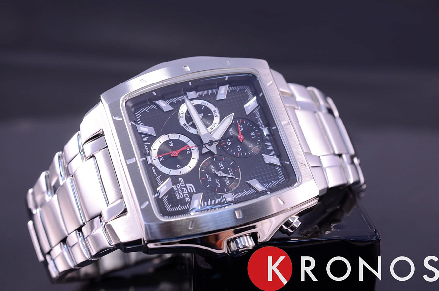 Часы Casio Edifice EF-329D-1A — металл, Япония