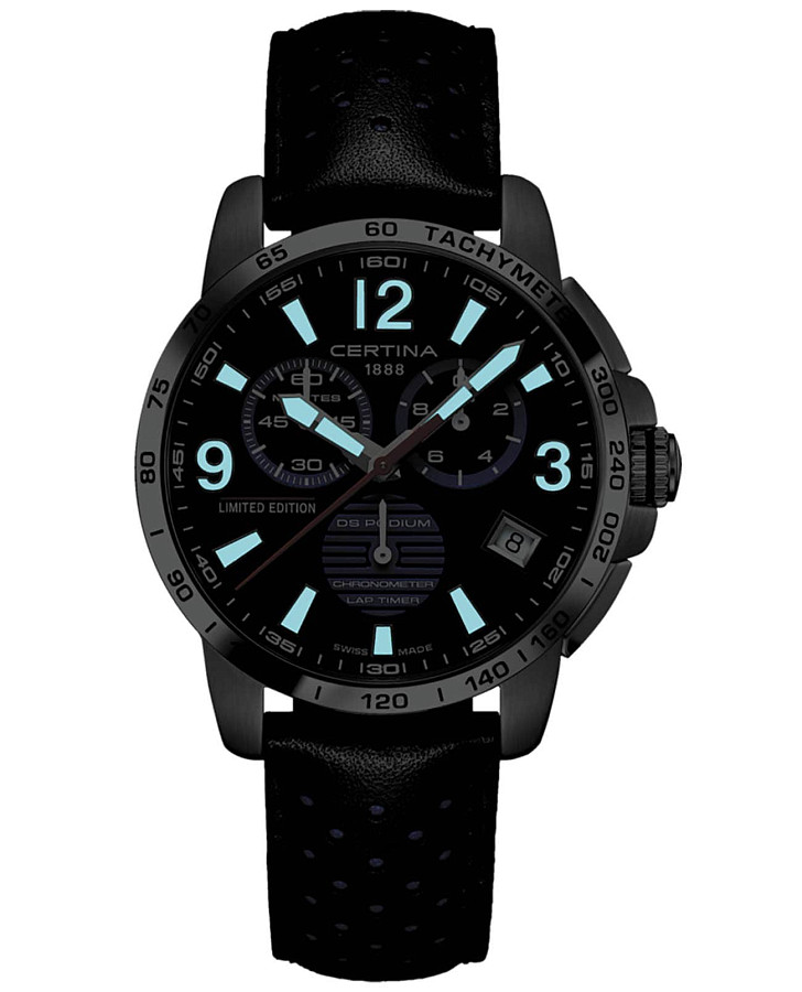 Часы Certina DS Podium Chronograph Lap Timer C034.453.16.057.20 — кварцевые, сталь