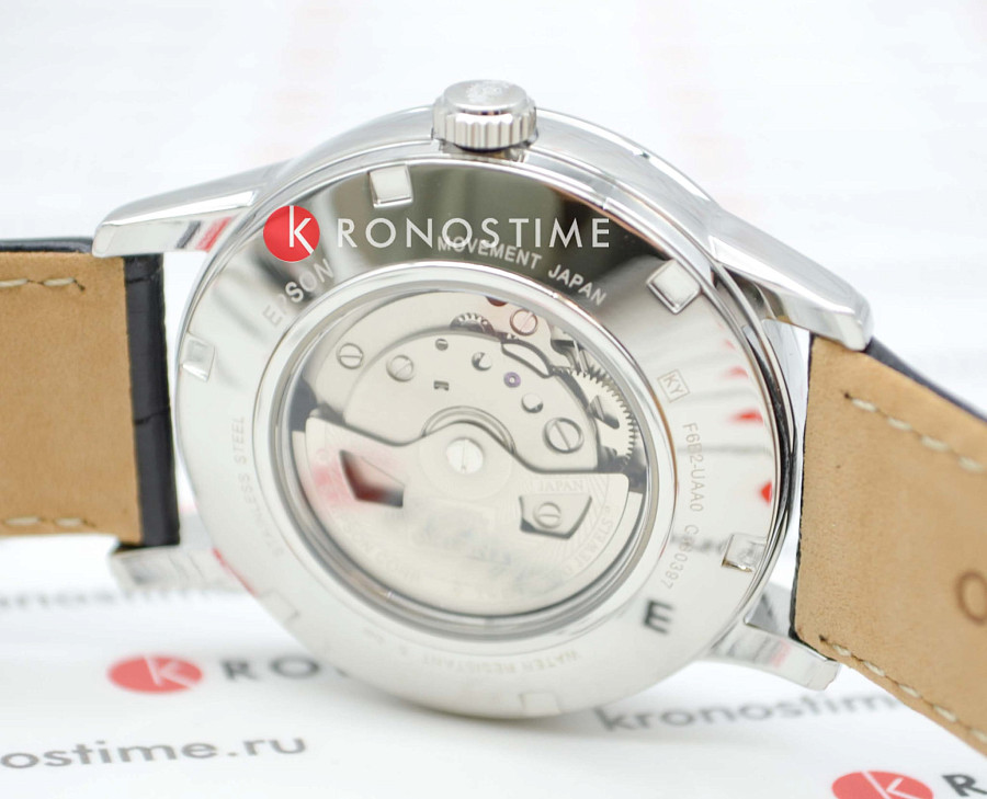 Часы Orient Sun And Moon RA-AK0010B (RN-AK0010B) — металл сталь, кожаный