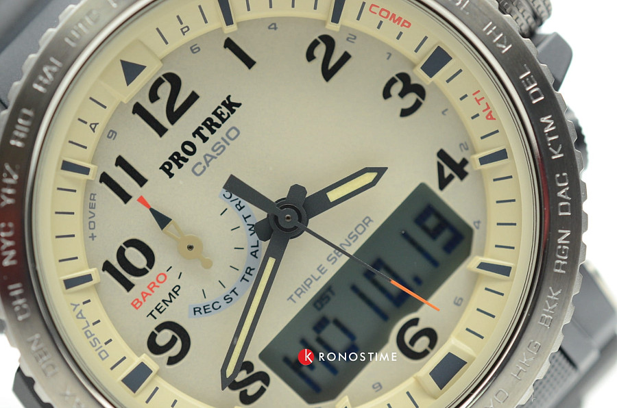 Часы Casio Pro Trek PRW-50Y-1B — пластик сталь металл, Япония