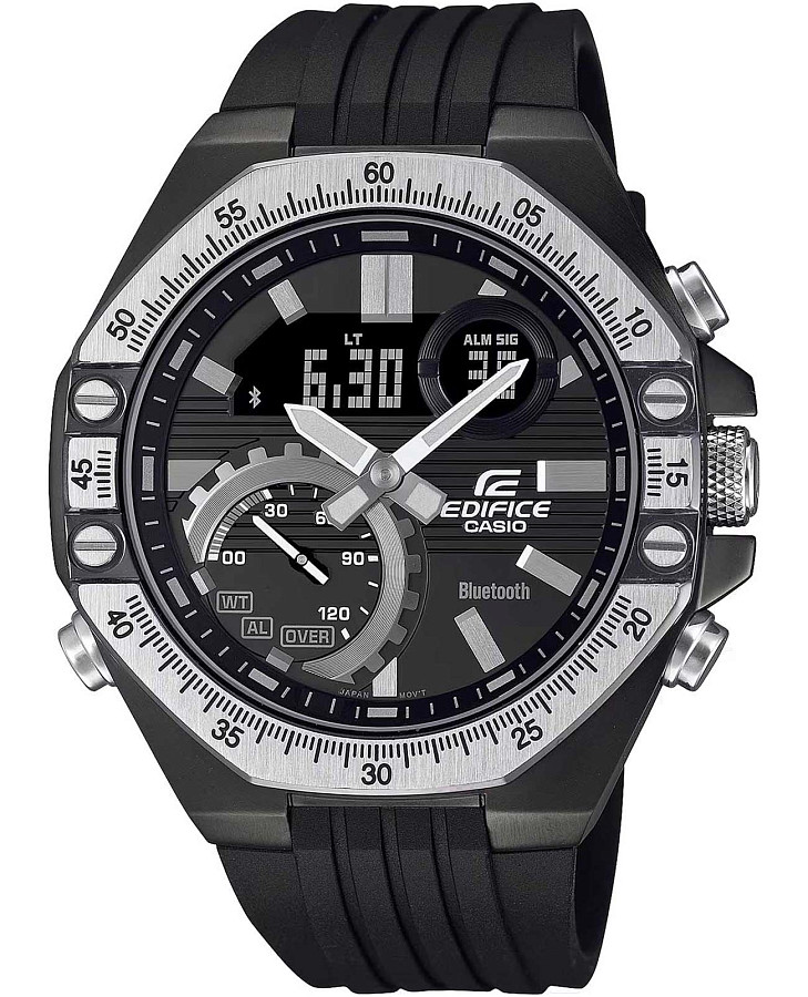 Часы Casio Edifice ECB-10TP-1ADF (ECB-10TP-1A) — мужские, черный
