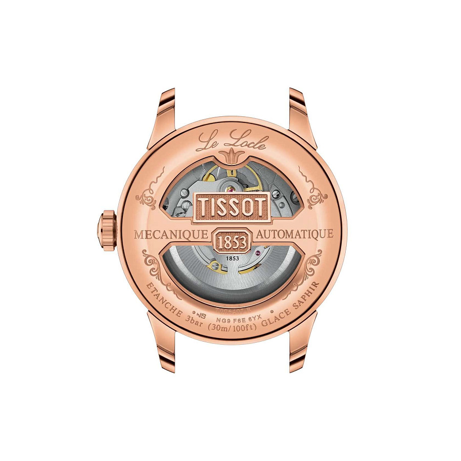 Часы Tissot Le Locle T006.407.33.093.00 — зеленый, металл сталь