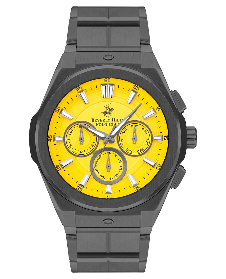 Часы Beverly Hills Polo Club BP3406X.080 — мужские, желтый