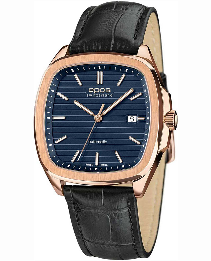 Часы Epos Timeless 3511.152.24.16.25 — мужские, синий