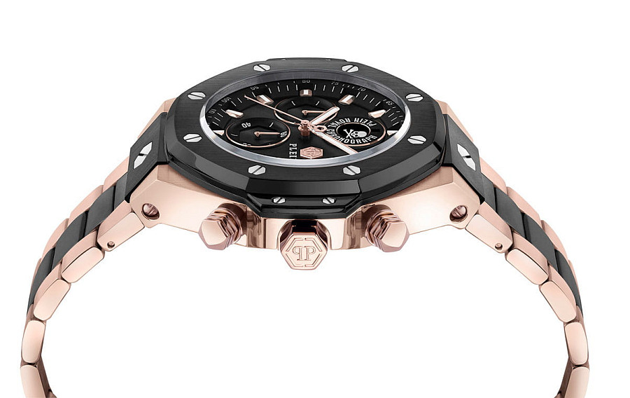 Часы Philipp Plein Plein Chrono Royal PWLFA0625 — кварцевые, сталь металл