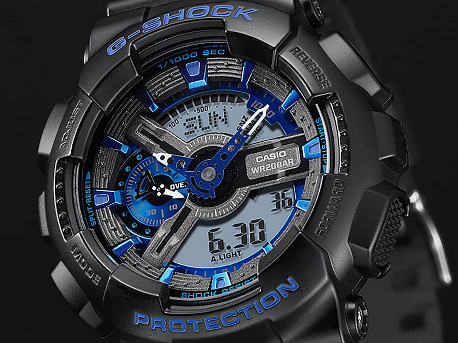 Часы Casio G-Shock GA-110CB-1A — пластик, Япония
