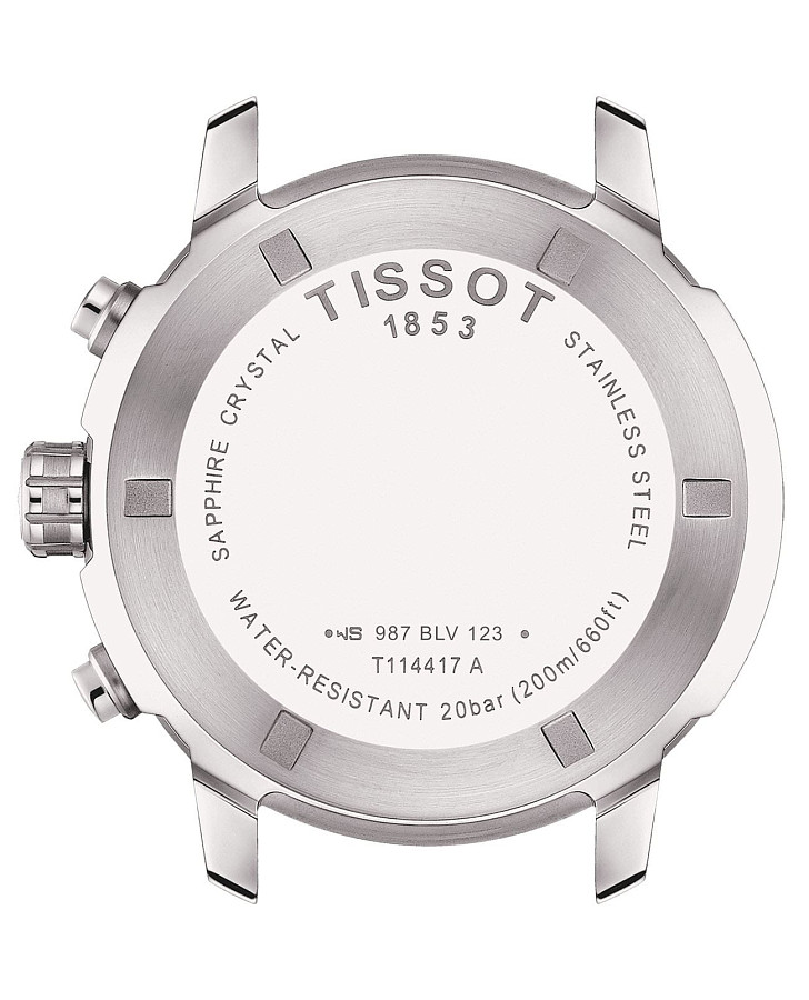 Часы Tissot PRC 200 Chronograph T114.417.17.057.00 — сталь металл, Швейцария