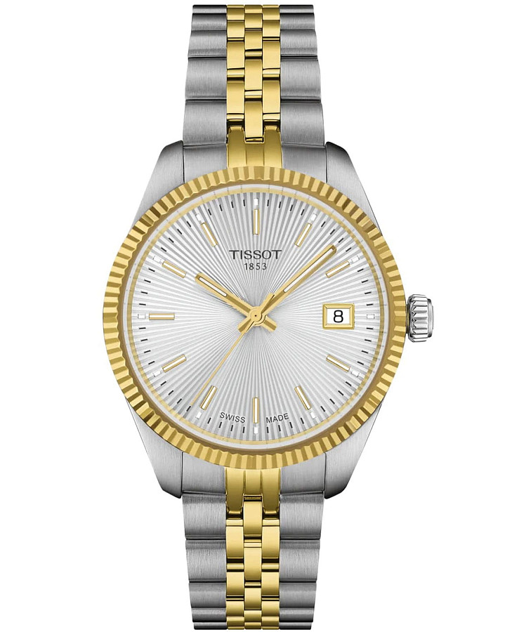 Часы Tissot Ballade 34mm T156.210.22.031.00 — женские, серебристый