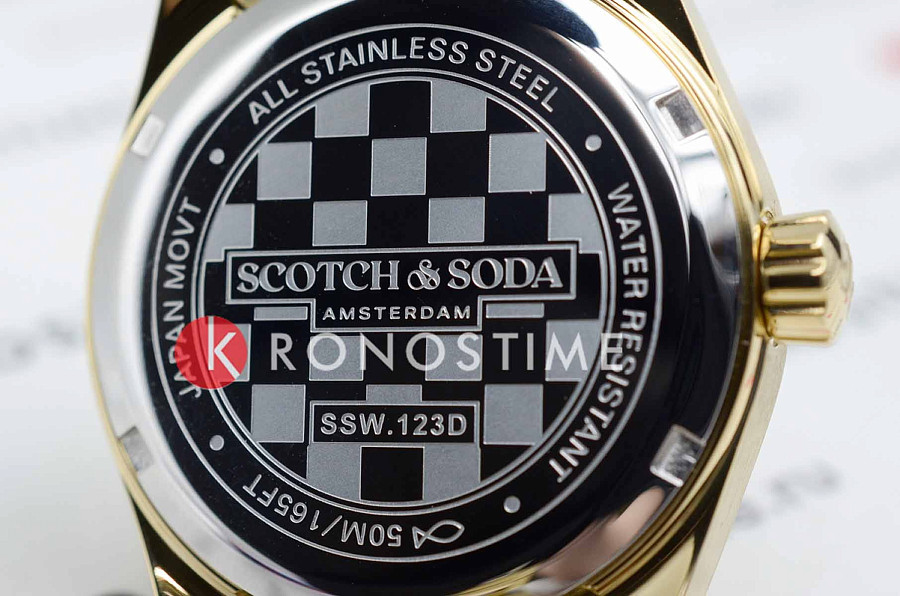 Часы Scotch&Soda SSW.123D — женские, нержавеющая сталь с pvd-покрытием