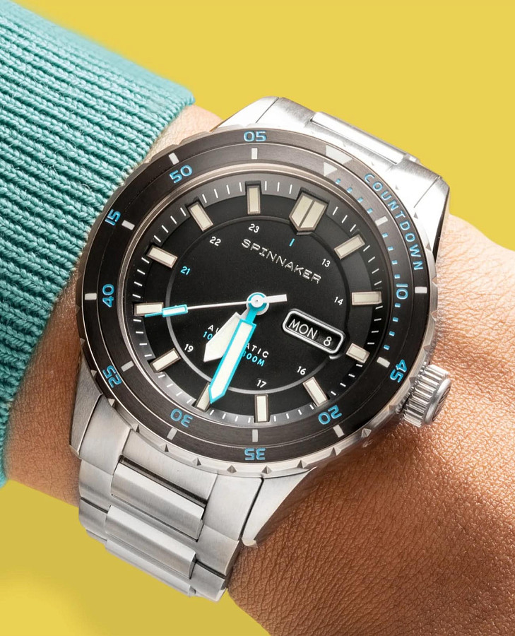 Часы Spinnaker Hass SP-5099-22 — механические, металл сталь