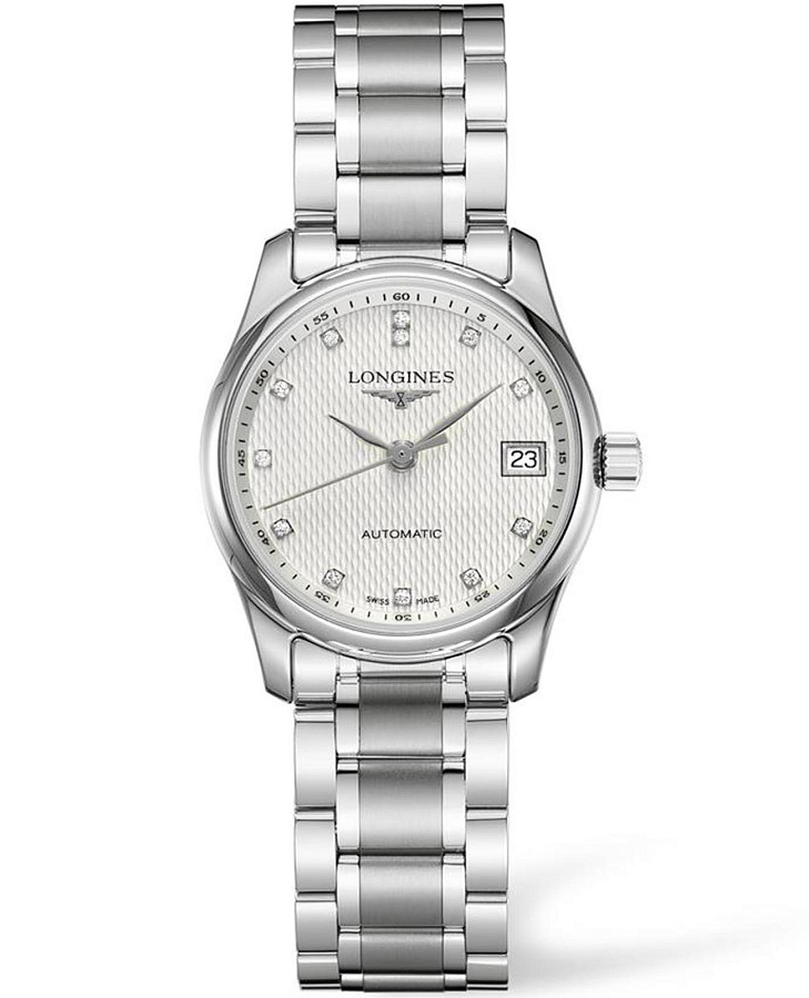 Часы Longines Master L2.257.4.77.6 — женские, белый