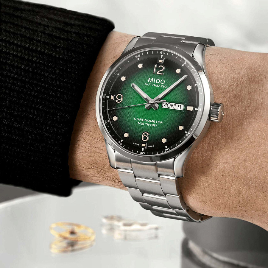 Часы Mido Multifort M Chronometer M038.431.11.097.00 — нержавеющая сталь, мужские