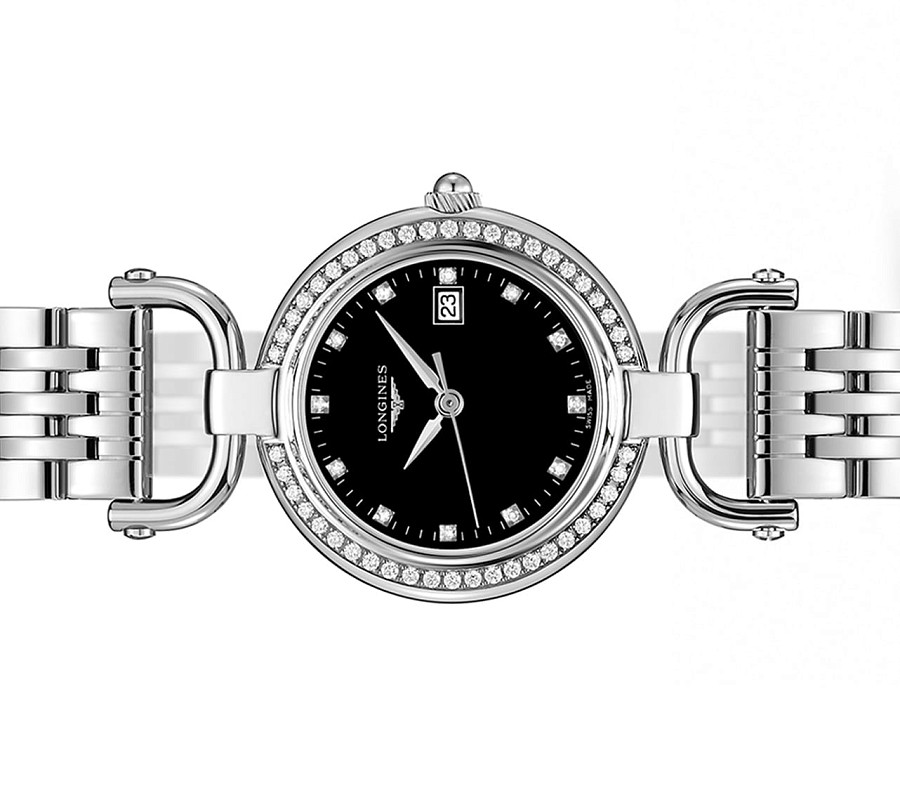 Часы Longines Equestrian Collection L6.131.0.57.6 — кварцевые, металл сталь