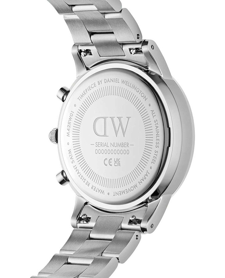 Часы Daniel Wellington Iconic Link Arctic DW00100644 — металл сталь, Швеция